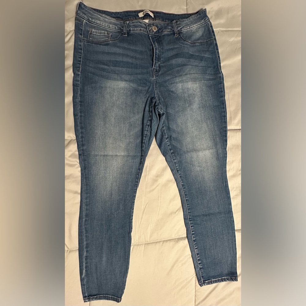 refuse jeggings skinny jeans size 18